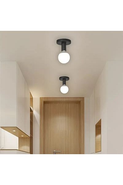 VENON 2Pcs Ricardo Black Plafonier Room Hall Doorway Hallway Hall Sconce Bathroom Hotel Lighting Bedroom