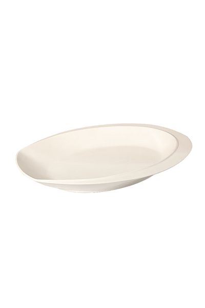 Dania Porcelain Service Plate White 62x41cm