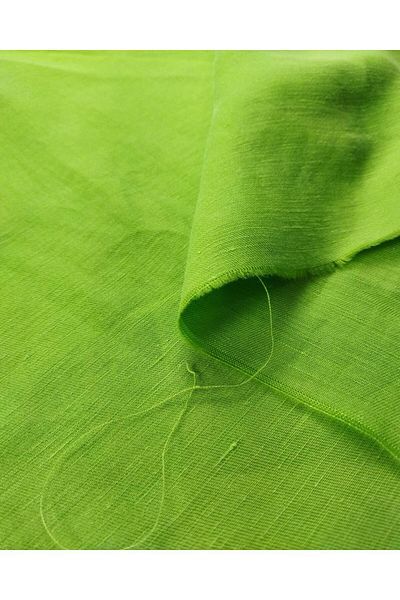Kumaş Parça Πράσινη Λινό Βισκόζη Γλυκιά - Πλάτος 150cm x Μήκος 180cm