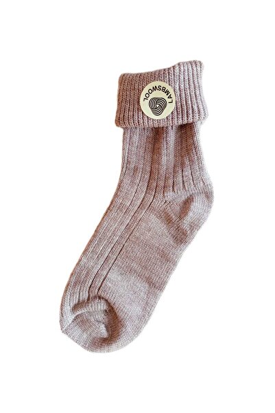 ENEFENDİ Вълнени чорапи с ребриста горна част, унисекс мъжки и дамски чорапи за ботуши, дебели зимни чорапи с аромат на кафе за Коледа