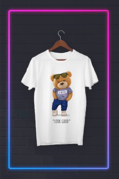 donamod Біла футболка - tedi-look Good- Vip дизайн