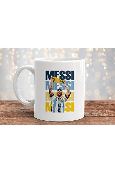 MODA كوب بورسلين هدية مطبوع من ليونيل ميسي