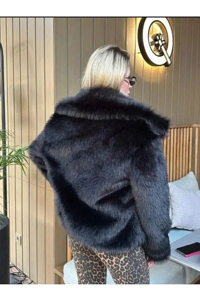 ADASTYLE Palton moale de blană premium