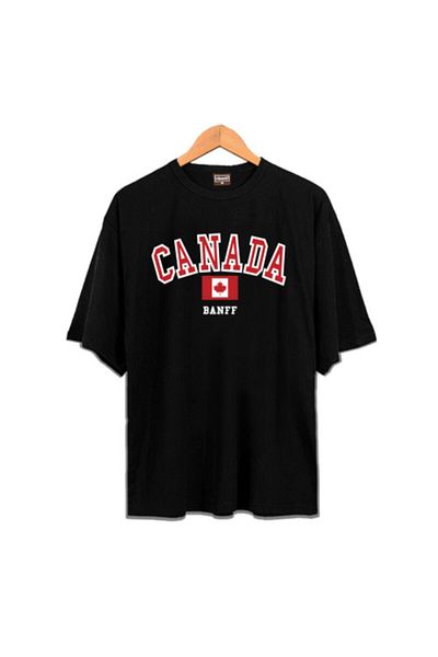 New Shine Μπλουζάκι Zokawear Unisex Μαύρο Oversize Banff Canada