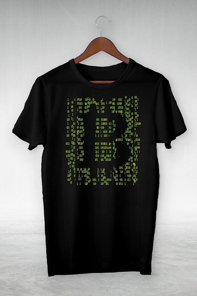 New Shine Μπλουζάκι Unisex Black Hack Encrypted Letter B με τυπωμένο μπλουζάκι Vip Design