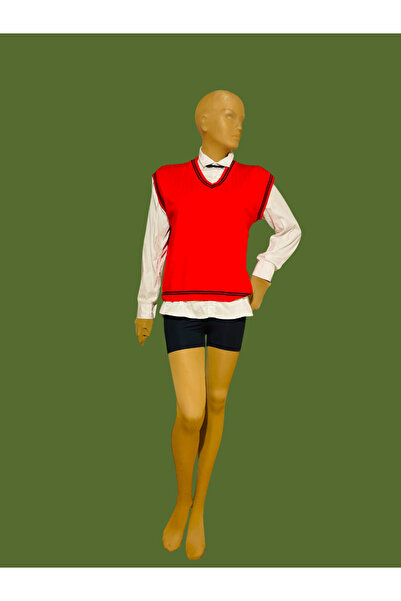 ÖzOksijen Kirmizi Renk Kadin Suveter