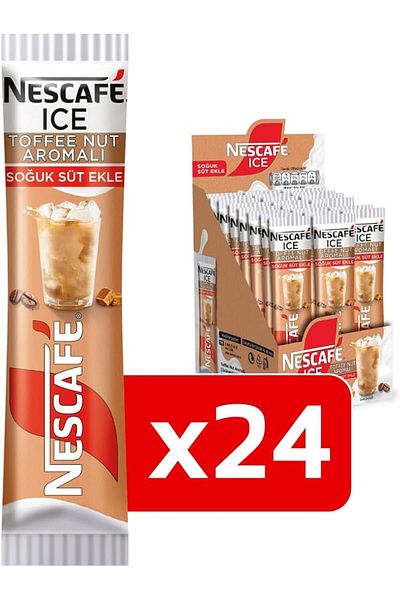 Nescafe Ice Toffee Nut Flavored Coffee (24 Pcs) 10.5 g