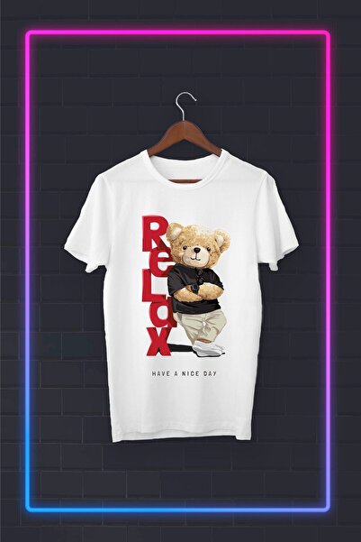 donamod Μπλουζάκι Unisex White -tedi Relax- Vip Design