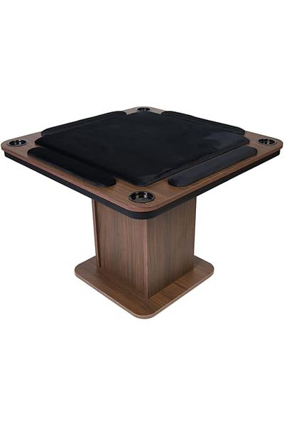 ALBADER Big Wooden Ploot Play Cards Game Table Large Size, Wood Baloot Table Large 95 * 95 * 76 CM