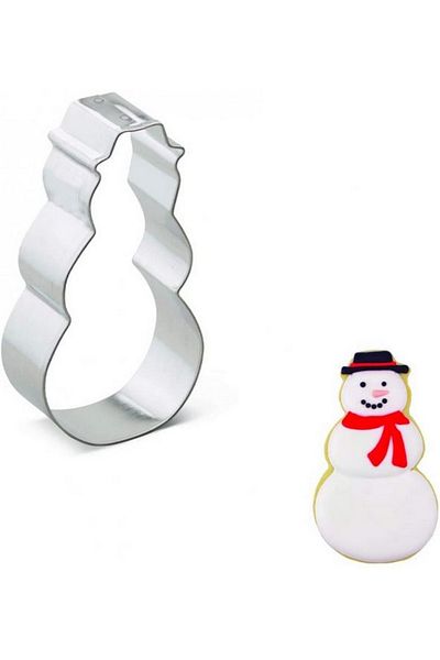 Nar kalıp Narkalıp Ev, Snowman Pine Tree Walking Stick Cookie Mold