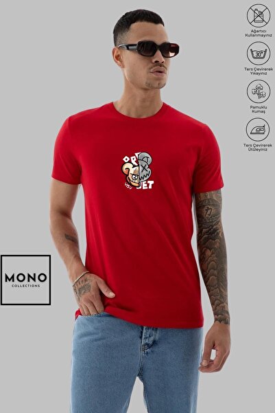 New Shine MONO COLLECTION Unisex Oversize Cotton Cartoon Bear T-Shirt - Crew Neck, Short Sleeve