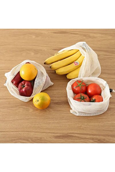 MiniStand Cotton Organic Food Storage Net Set of 6