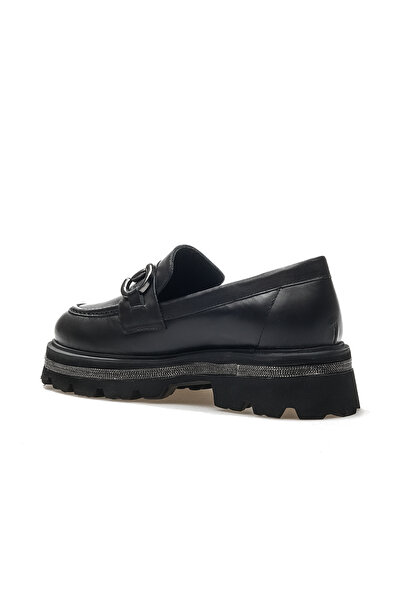 Venüs Дамски мокасини от естествена кожа - с катарама, ежедневни обувки, размери 36-40, 24k 2450803k Z Черно