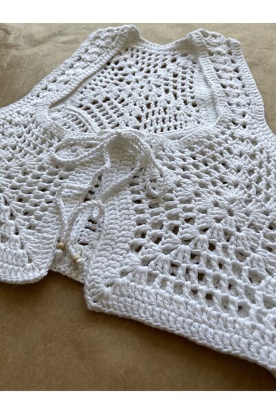 scyllastore Astoria Зірковий мотив Детальний спеціальний дизайн Білий жилет