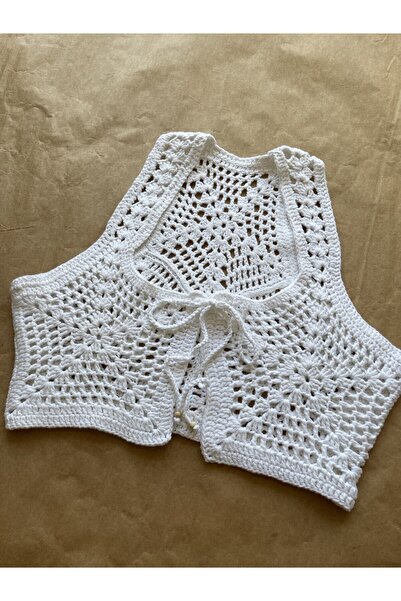 scyllastore Astoria Зірковий мотив Детальний спеціальний дизайн Білий жилет