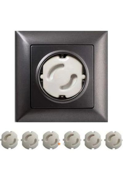 Günyan Store 6 Pieces Socket Cover, Baby and Child Safety Protection Socket Cover