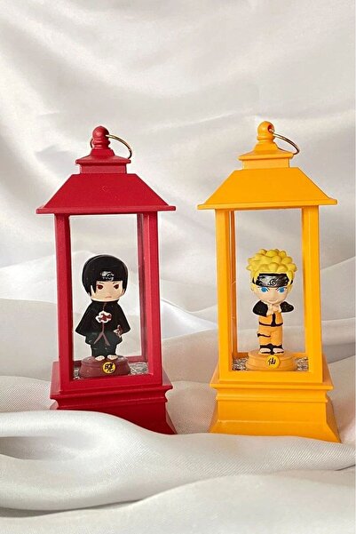 Genel Markalar Anime Naruto Figürlü Fener Temalı Işıklı Kar Küresi - Gece Lambası