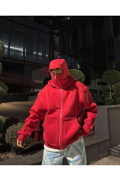 Gofeel Ζακέτα με 3 νήματα ράστερ Unisex με κουκούλα χιονιού υπερμεγέθη