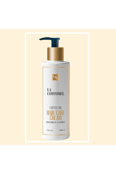 COFFEE OIL HAIR CARE CREAM Kahve Yağı E Vitamini Panthenol Chia İçerikli Premium Saç Bakım Kremi