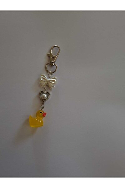 Crosswonder Civciv Uçlu Fiyonklu Çanta ve Anahtarlık Charm