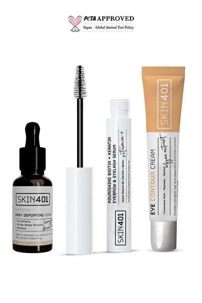 Skin401 Komple Göz Çevresi ve Kaş Kirpik Bakım Seti
