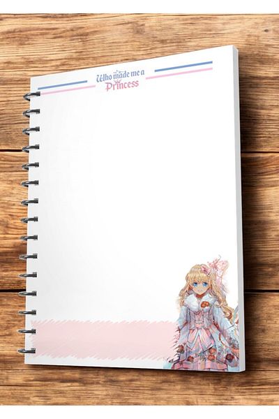 nihonwosekai Wmmap Who Made Me a Princess Anime Manhwa A5 Boy Spiral Notebook 50 Sheets