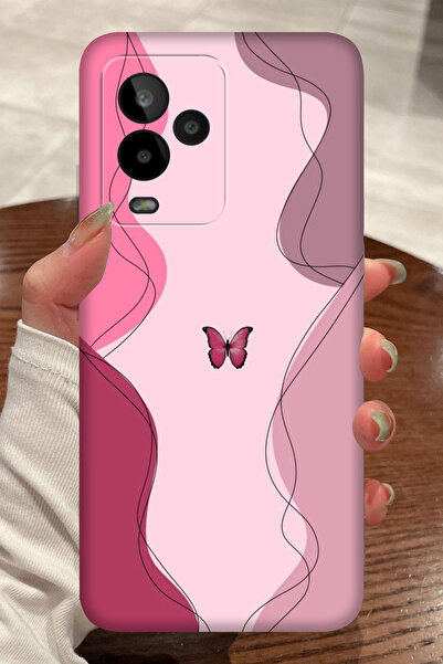 General Mobile GM 24 Pro Kelebek Desenli Kamera Korumalı HD Baskılı Silikon K...