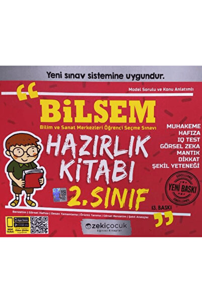Zeki Çocuk Yayınları 2. Sınıf Bilsem Hazırlık Kitabı / Kolektif / Zekiçocuk E...