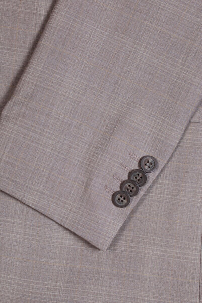 W Collection GRİ DÜĞMELİ TAKIM ELBİSE