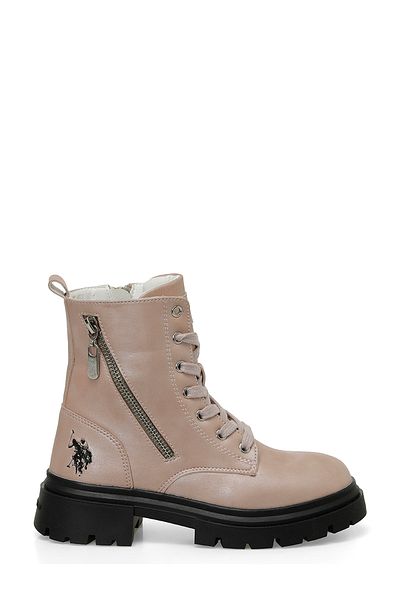 U.S. Polo Assn. HALLY 4PR Ροζ Κοριτσίστικες Μπότες Biker