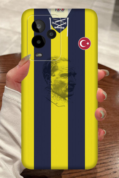 General Mobile GM 24 Pro Futbol Takımı Desenli Kamera Korumalı HD Baskılı Sil...