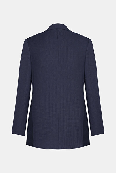 W Collection Dark Blue Wool Suit