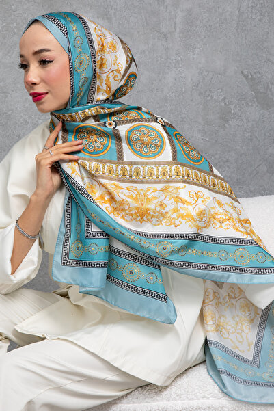 m moon scarf شال حرير فوال، قماش مستورد، جودة عالية وخياطة إيطالية