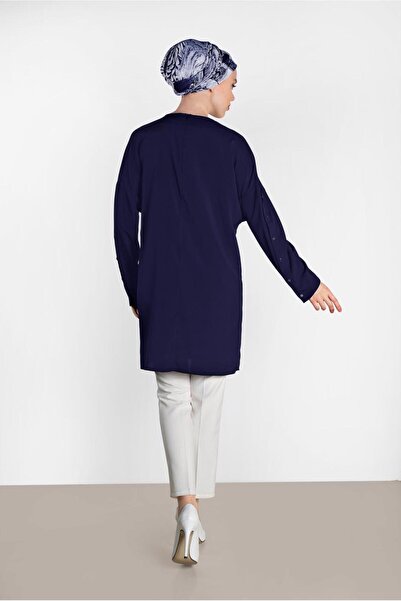 TRENDTESETTÜR Women's Dark Blue Classic Tunic 4415