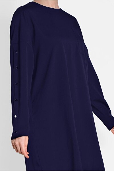 TRENDTESETTÜR Women's Dark Blue Classic Tunic 4415