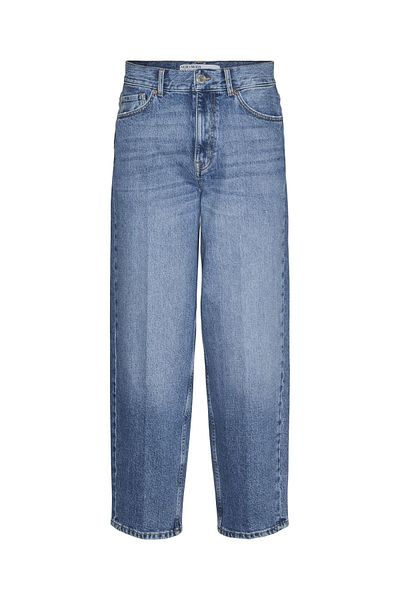 Vero Moda Straight-Fit VMETNA Jeans mit hoher Taille und Barrel-Fit