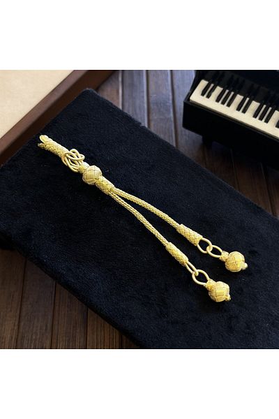 dergah tesbih 2'Li Hızır Bey, Silver Kazaziye Knit and Whips