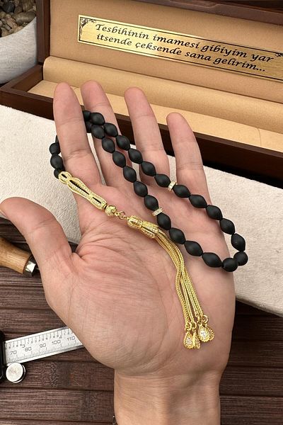 dergah tesbih Silver Design Micro Fiber Rosary