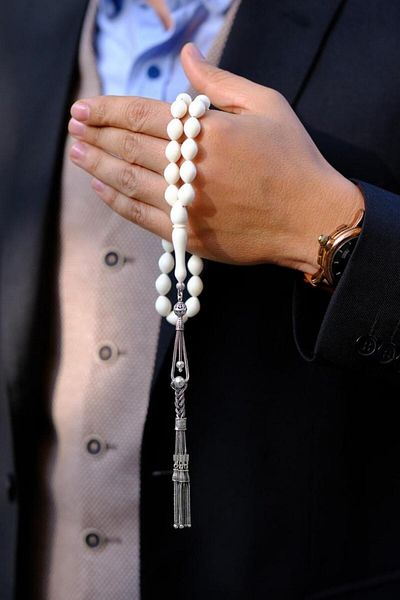 dergah tesbih De-Ve Ke-Miği Silver Design Rosary