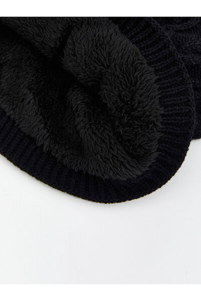 LC Waikiki Black Short Tassel Men's Neck Collar