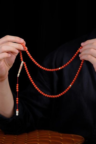 dergah tesbih Algeria Coral 99 Prayer Beads (Algeria Coral)