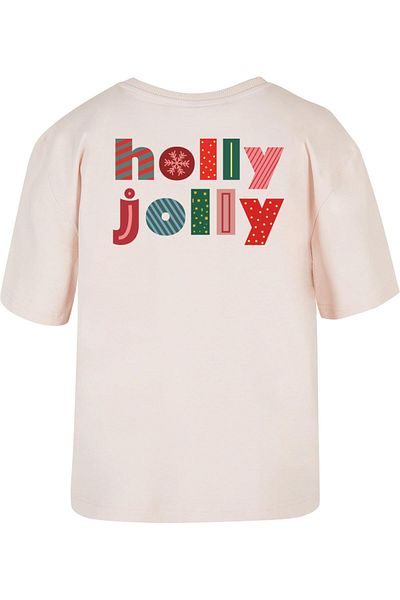Merchcode Ladies Christmas Holly Jolly Mood Tee
