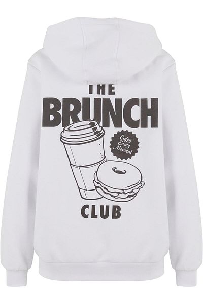 Mister Tee The Brunch Club Ladies Fluffy Hoody