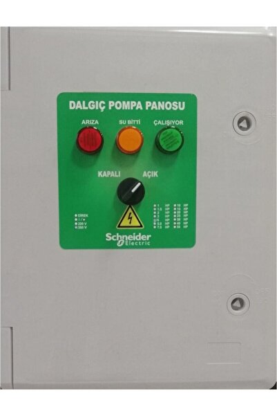 MONAFAZE (220 V) 1 HP (0,75 KW) DALGIÇ POMPA KUMANDA PANOSU SCHNEİDER
