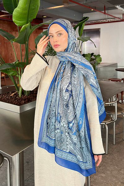 lamelif.com شال قطني بنمط ريترو