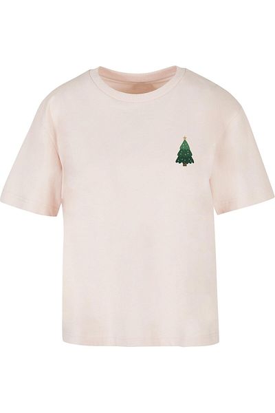 Merchcode Ladies Christmas Holly Jolly Mood Tee