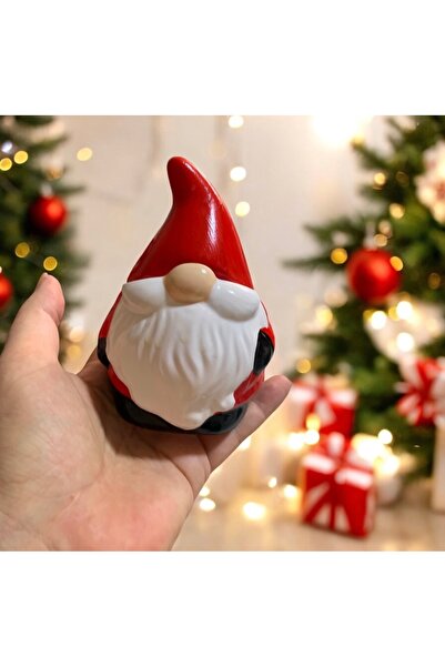 AlohamoraShop El Boyama Gnome Tasarımlı Taş Tozu Lokumluk / Şekerlik