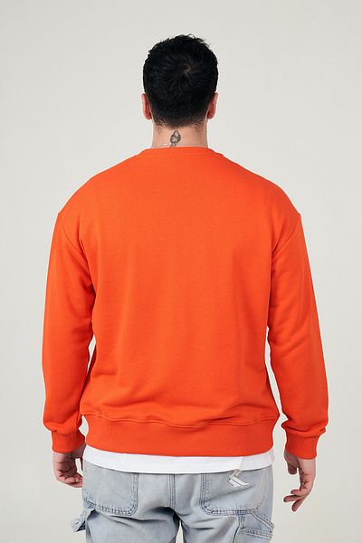 MBEY1989 Mbey Casual Crew Neck 3 Thread Slim Sweatshirt