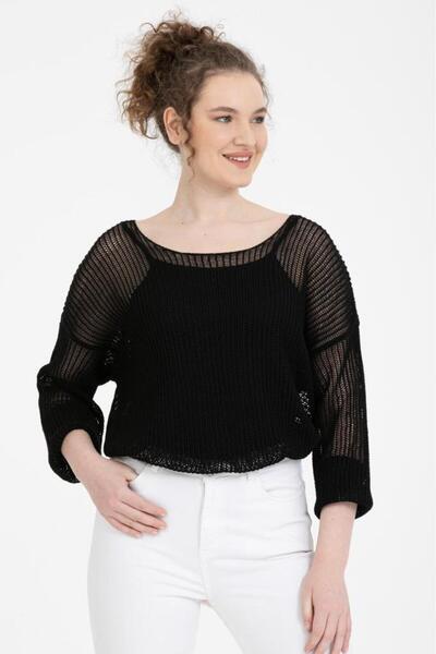 sumoda شبكة مرسيريزد - سترة ربيعية محبوكة رفيعة للنساء