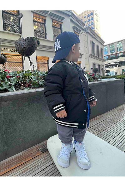 Takı Dükkanı Garson Boy 1 Black 1 White 1 Navy Blue Children's Ny Hat 3 Pieces Cp215
